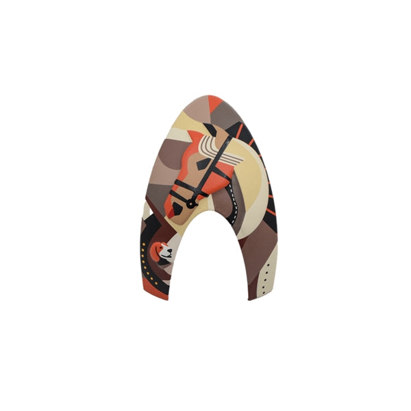 Kep Italia Front & Rear Panels - Pegasus Collection - Equine Helmets - Orange / Front-Orange / Back-Pink / Front-Pink / Back-Grey / Front