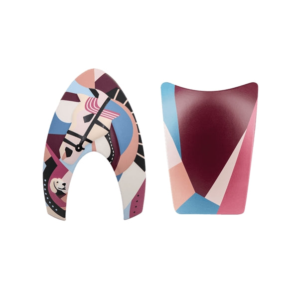 Kep Italia Front & Rear Panels - Pegasus Collection - Equine Helmets - Orange / Front-Orange / Back-Pink / Front-Pink / Back-Grey / Front