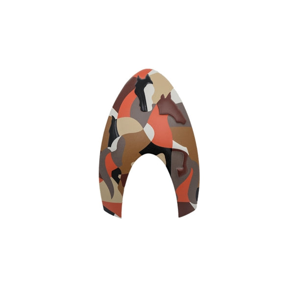 Kep Italia Front & Rear Panels - Vikings Collection - Equine Helmets - Orange / Front-Orange / Back-Pink / Front-Pink / Back-Grey / Front