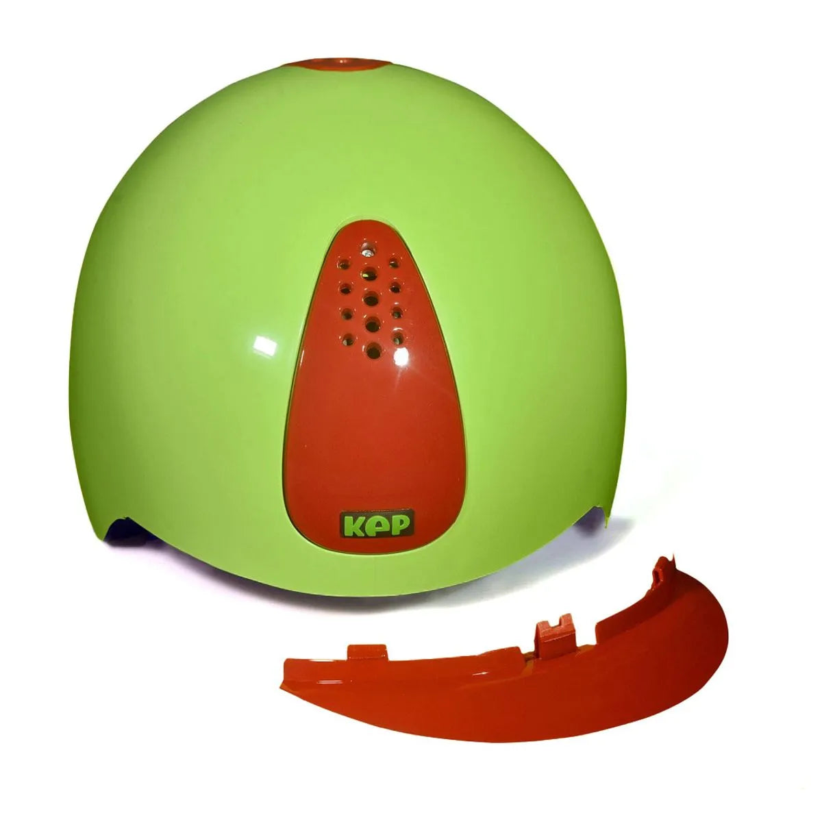 Kep Italia Keppy Kids Helmet - Green & Red - Equine Helmets - 49cm-50cm-51cm-52cm-53cm