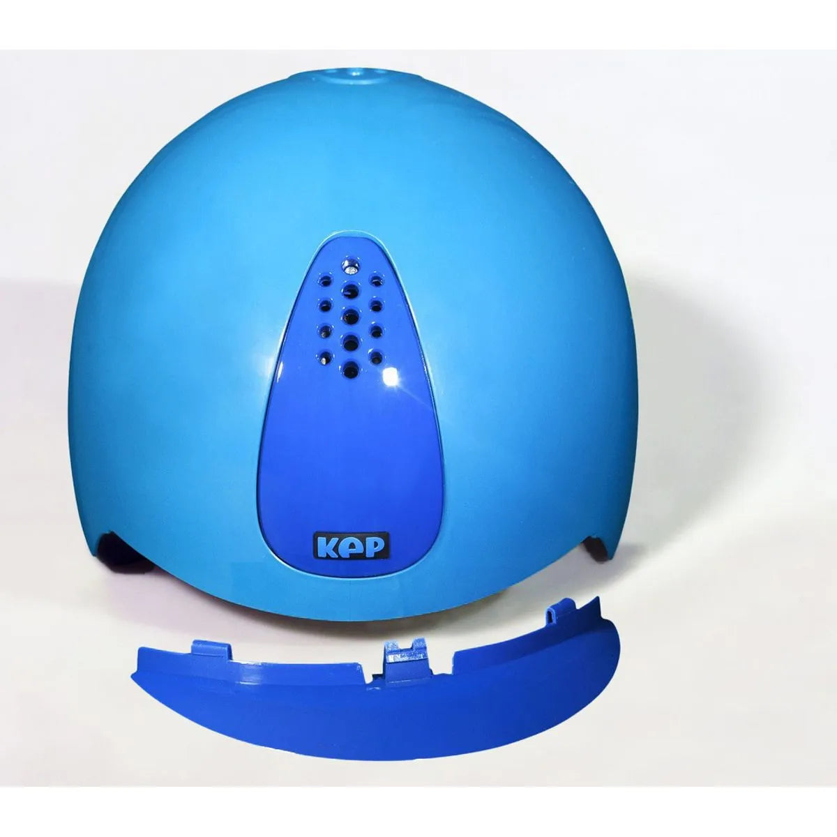 Kep Italia Keppy Kids Helmet - Light Blue & Blue - Equine Helmets - 49cm-50cm-51cm-52cm-53cm
