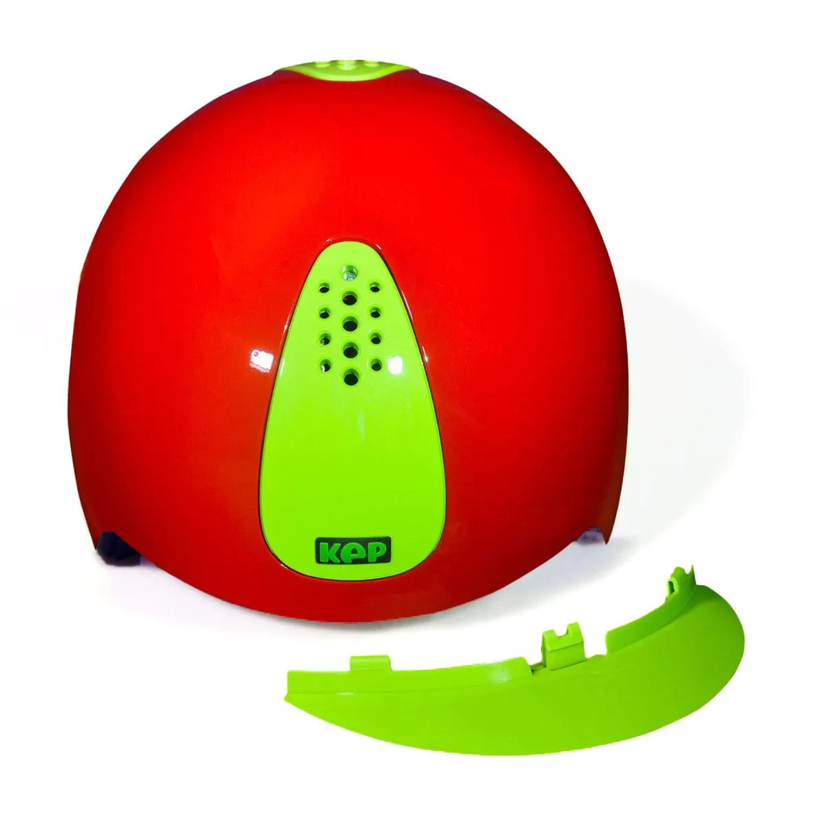 Kep Italia Keppy Kids Helmet - Red & Green - Equine Helmets - 49cm-50cm-51cm-52cm-53cm