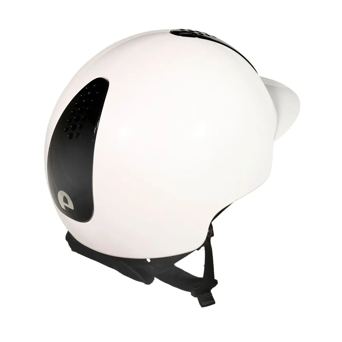 Kep Italia Keppy Kids Helmet - White & Black - Equine Helmets - 49cm-50cm-51cm-52cm-53cm