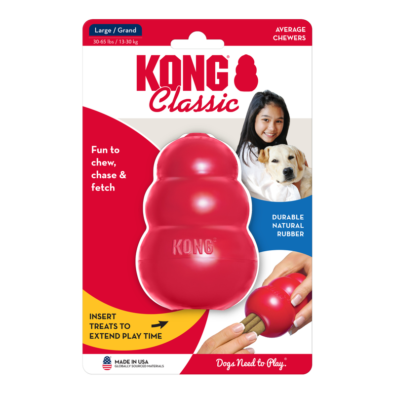 Kong Classic Red T1 Large - Dog Toys - Default Title