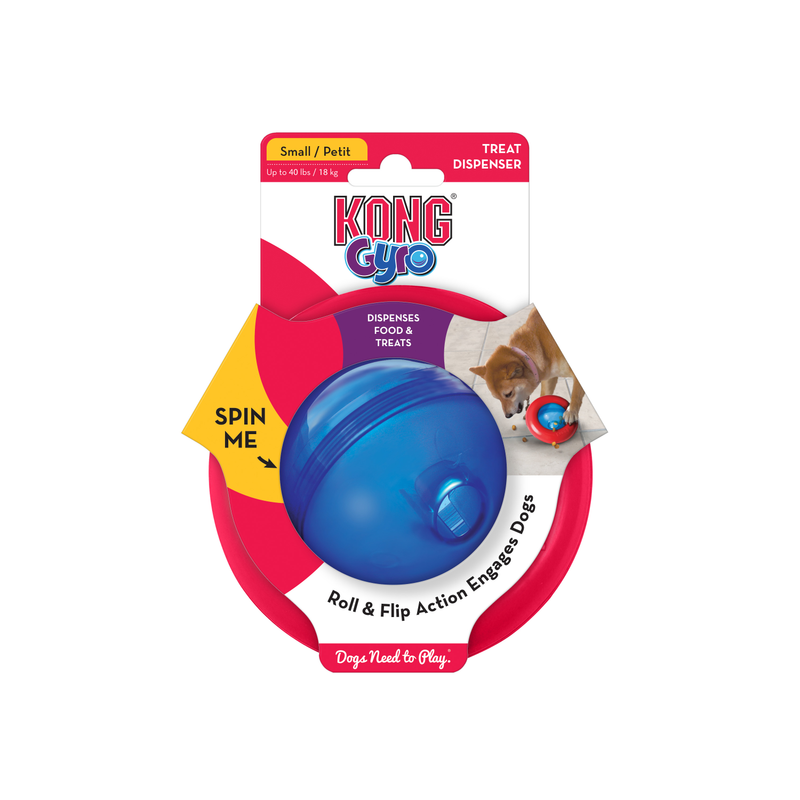 Kong Gyro Ball Dog Toy Small - Dog Toys - Default Title