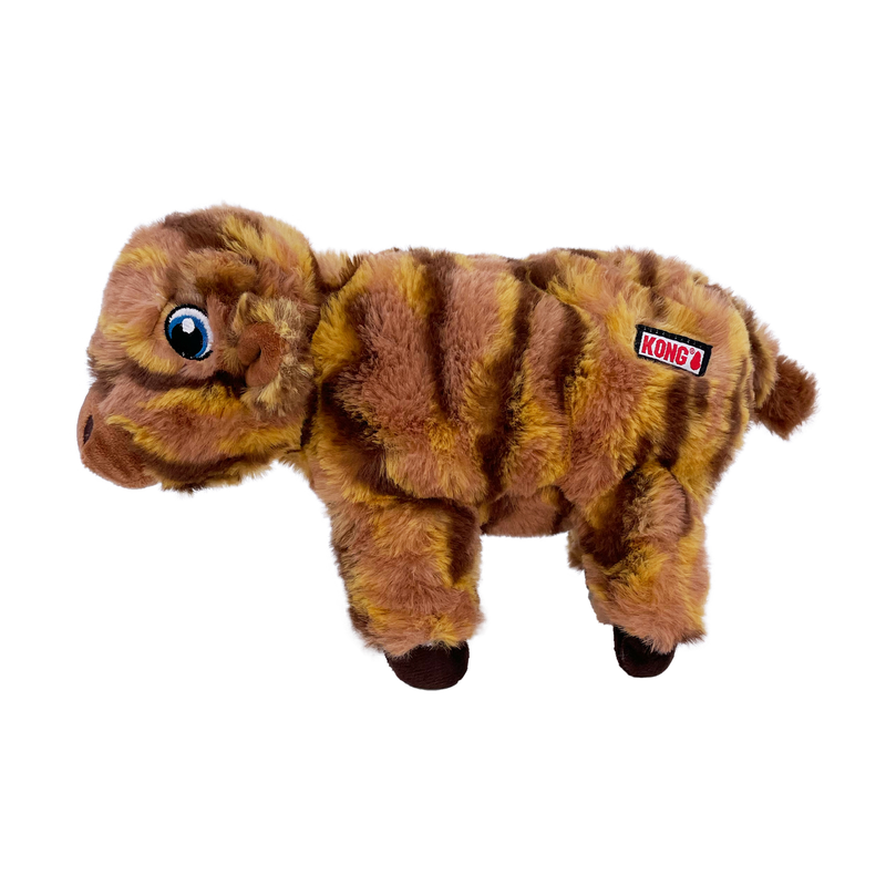 Kong Low Stuff Stripes Cow Medium - Dog Toys - Default Title