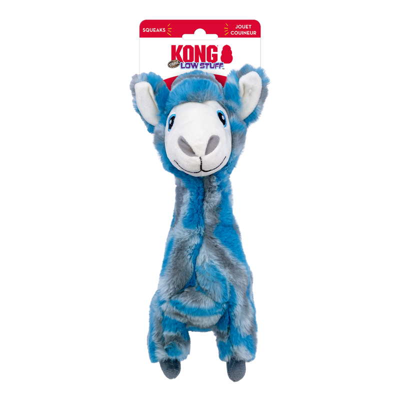 Kong Low Stuff Stripes Llama Medium - Dog Toys - Default Title