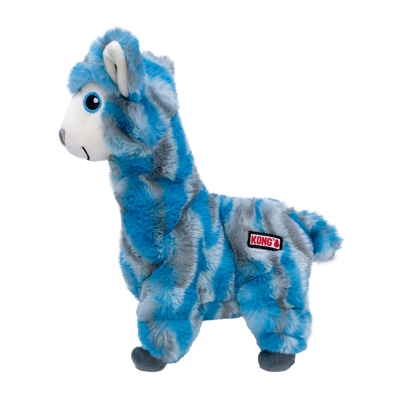 Kong Low Stuff Stripes Llama Medium - Dog Toys - Default Title