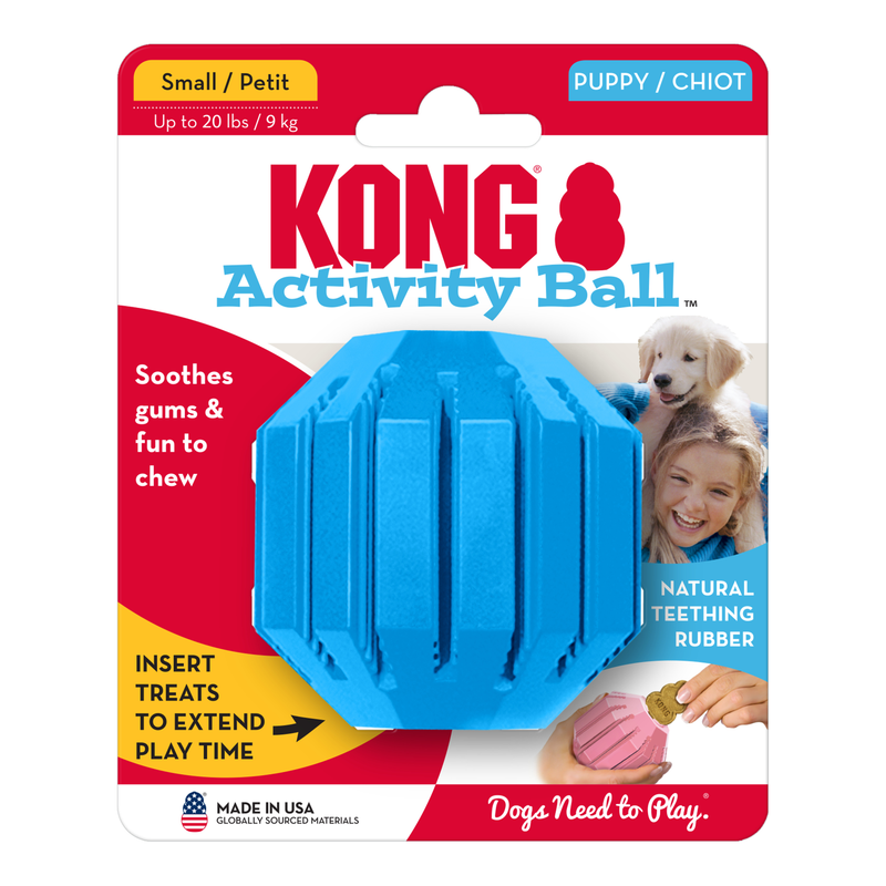Kong Puppy Activity Ball - Dog Toys - Small-Medium