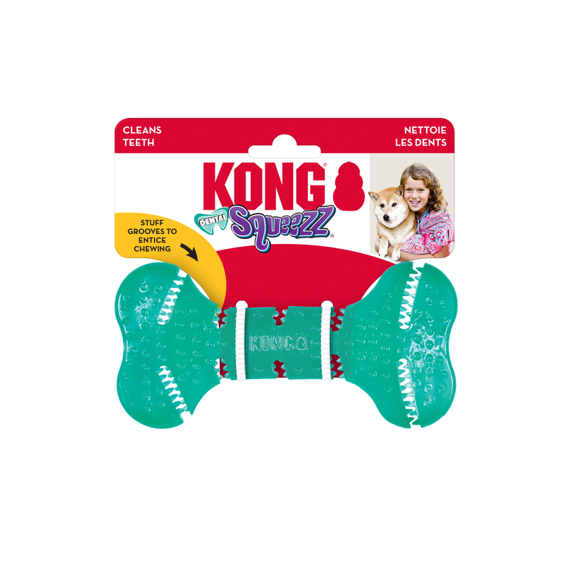 Kong Squeezz Dental Bone - Dog Toys - Default Title
