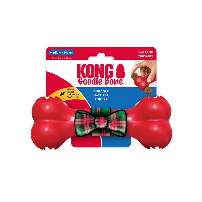 Kong Holiday Goodie Bone - Medium