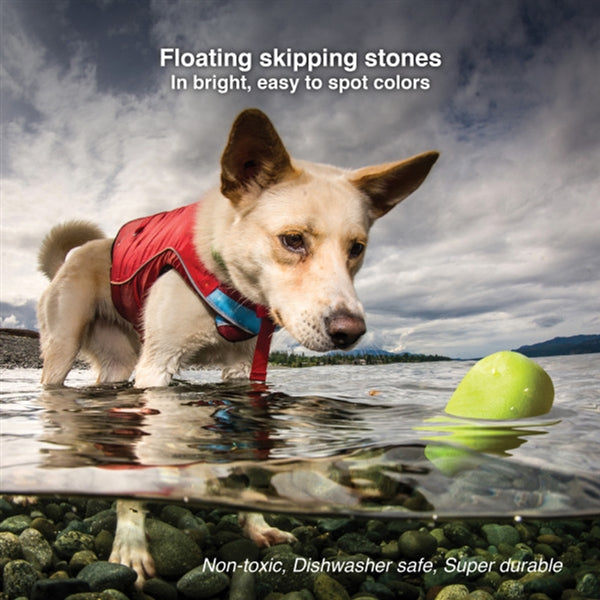 Kurgo Skipping Stones Floating Fetch Toy 3 pack - Dog Toys 