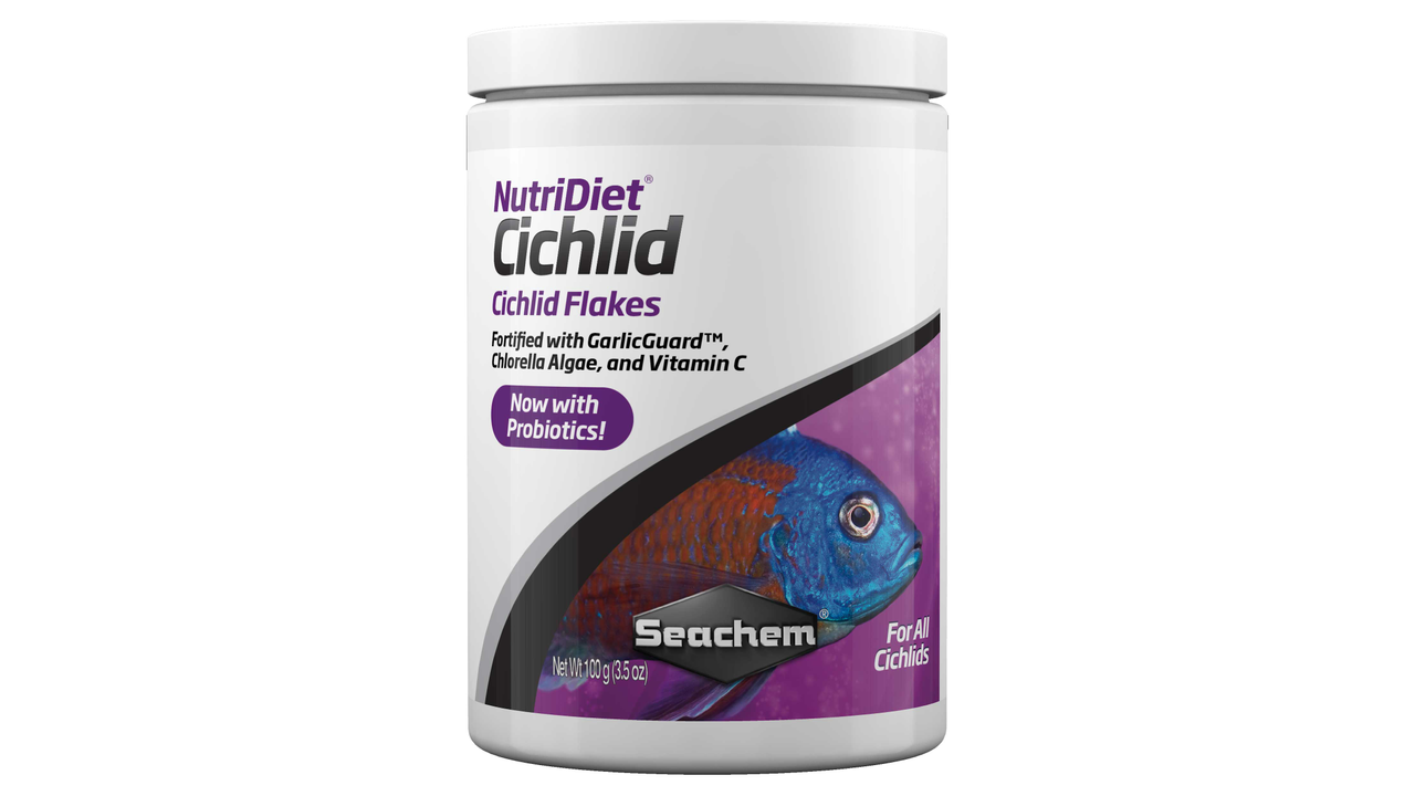 Seachem NutriDiet Cichlid Flakes Probiotic 100G