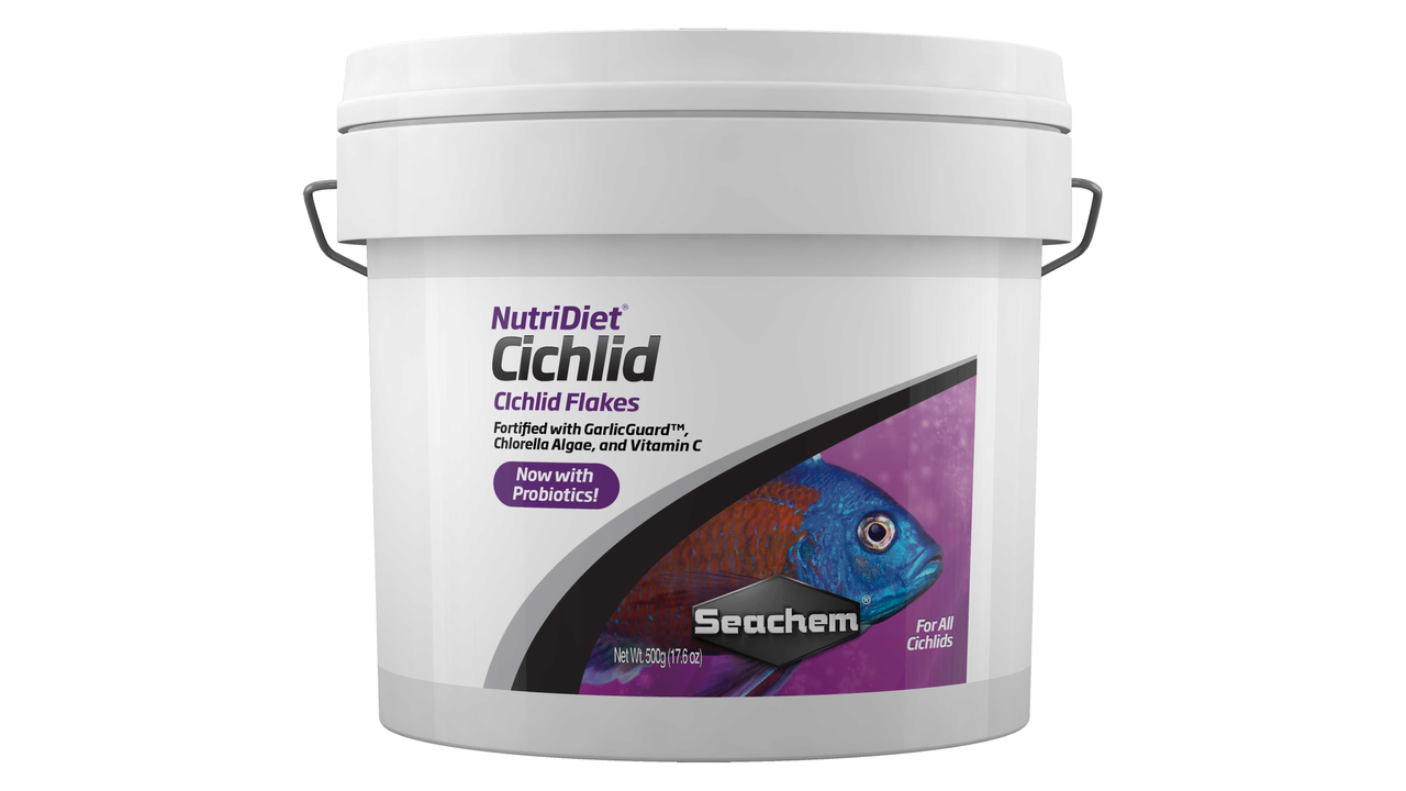 Seachem NutriDiet Cichlid Flakes Probiotic 500G