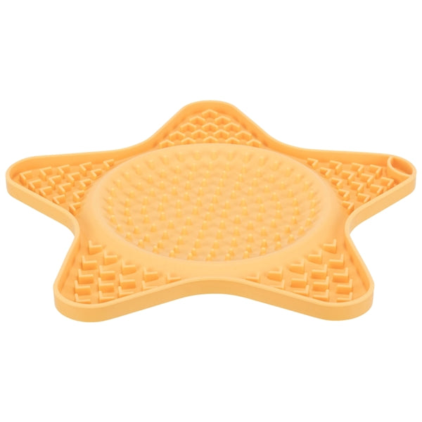Lick 'n' Snack Mat silicone Yellow - Dog Toys 
