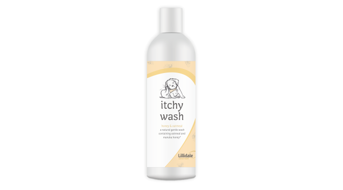 Lillidale Itchy Wash Shampoo 250ml - Dog Shampoo, Conditioner and Spritzers 
