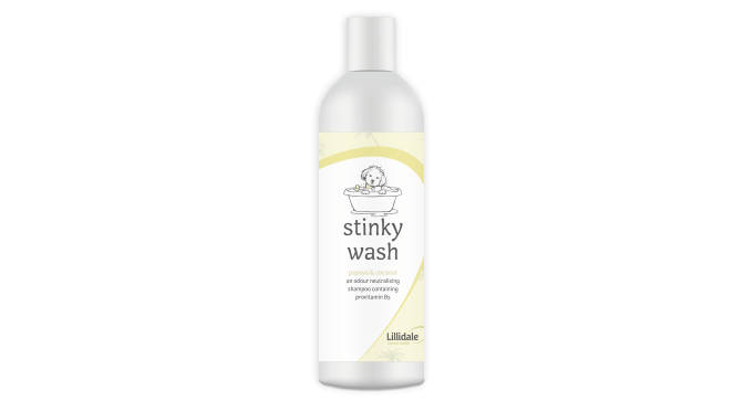 Lillidale Stinky Wash Shampoo 250ml - Dog Shampoo, Conditioner and Spritzers 