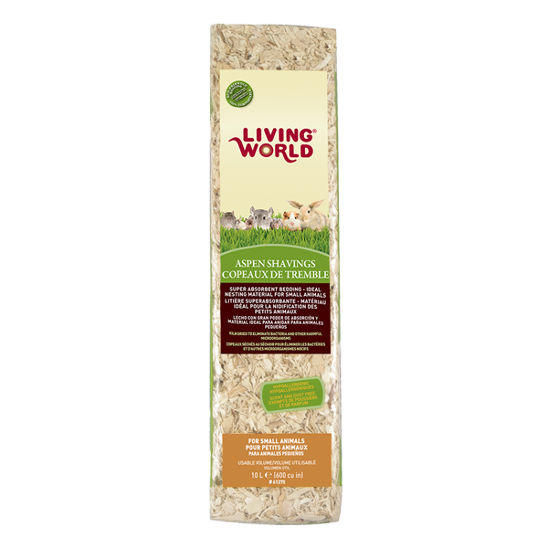 Living World Aspen 10L - Small Animal Bedding 
