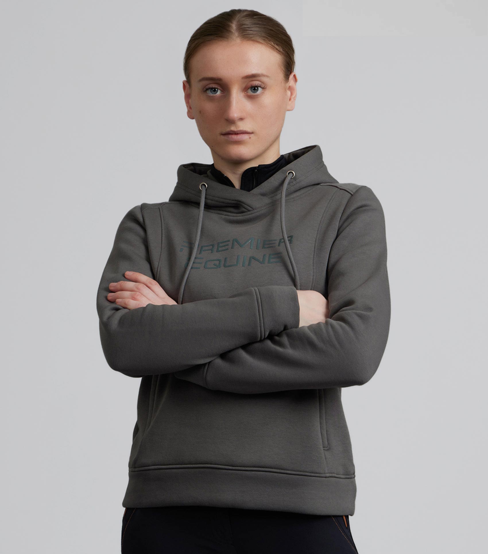 Premier Equine Lucia Ladies Hoodie Grey