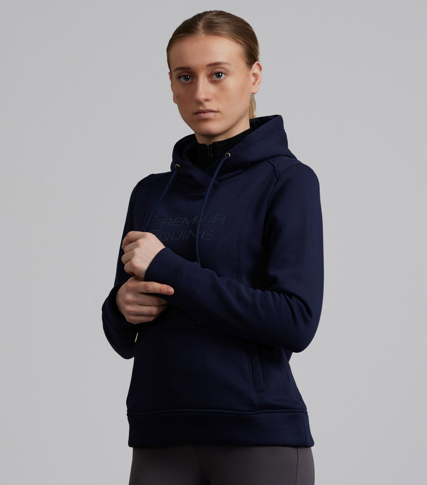 Premier Equine Lucia Ladies Hoodie Navy