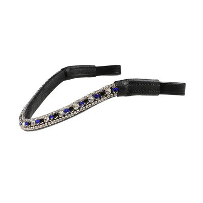 Lumiere Blue Crystal Browband - Equine Horse Wear 