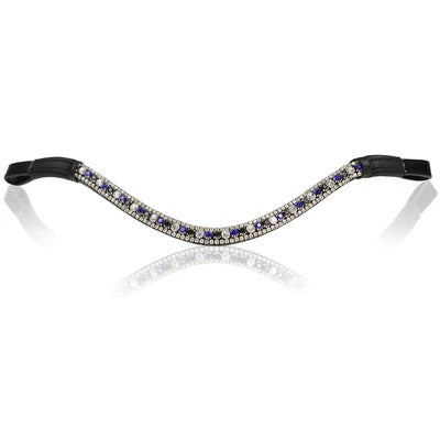 Lumiere Blue Crystal Browband - Equine Horse Wear 