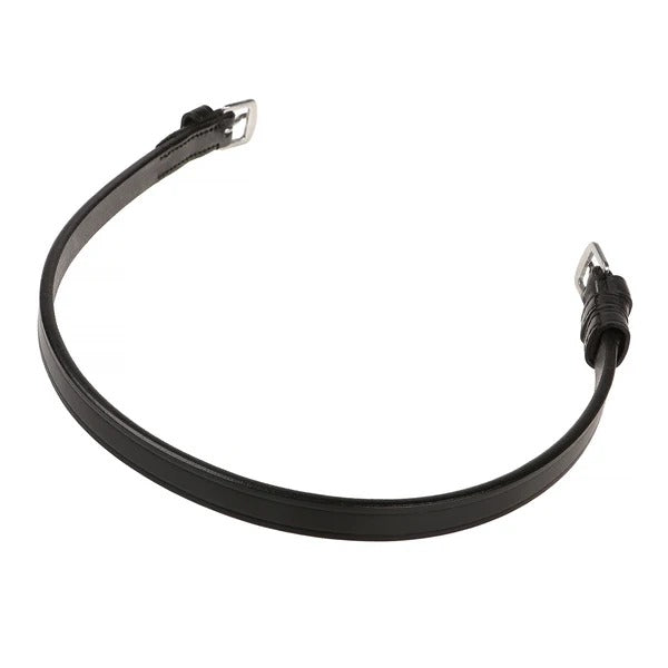 Zilco Tedex Brilla Di Guida – Parte Sostituibile Throatlash Per Finimenti Da Cavallo, Nero, Modello 460105