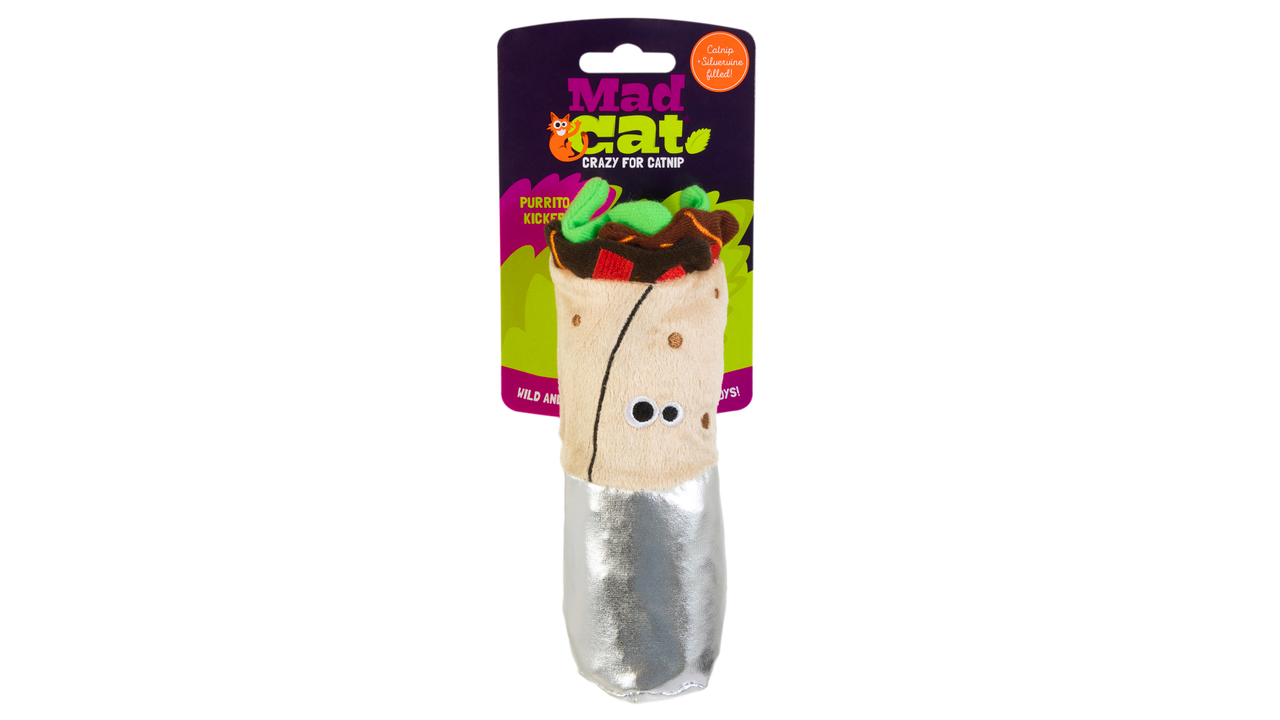 Mad Cat Big Purrito Kicker - Cat Toys 