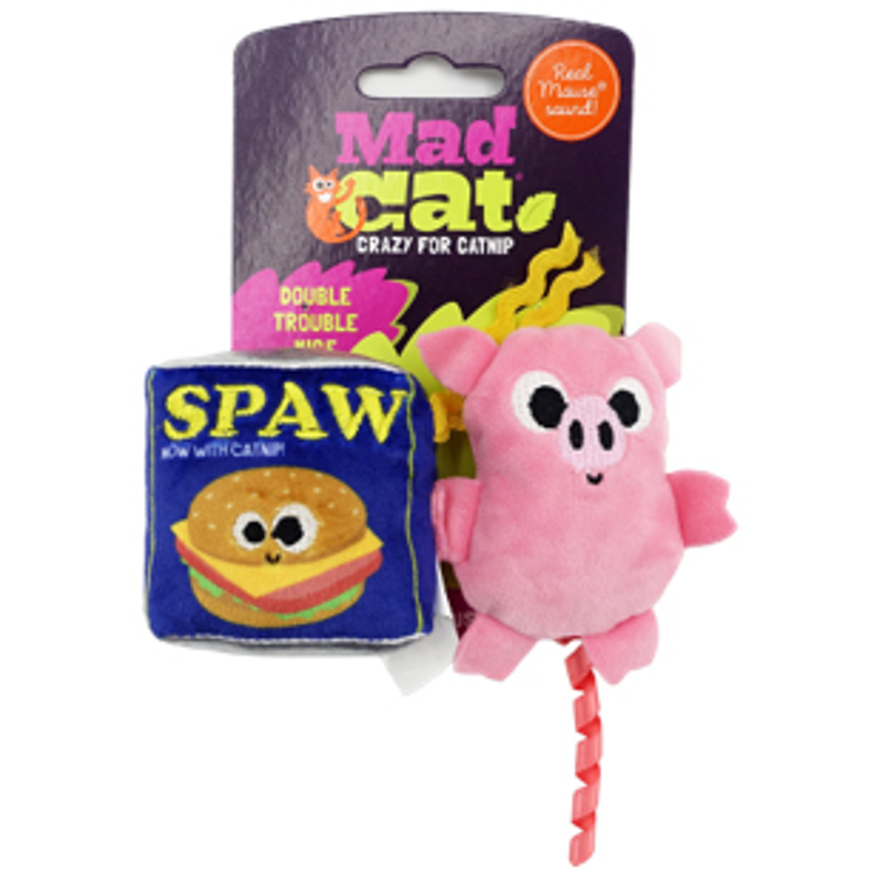 Mad Cat Canned Ham 2pk - Cat Toys 