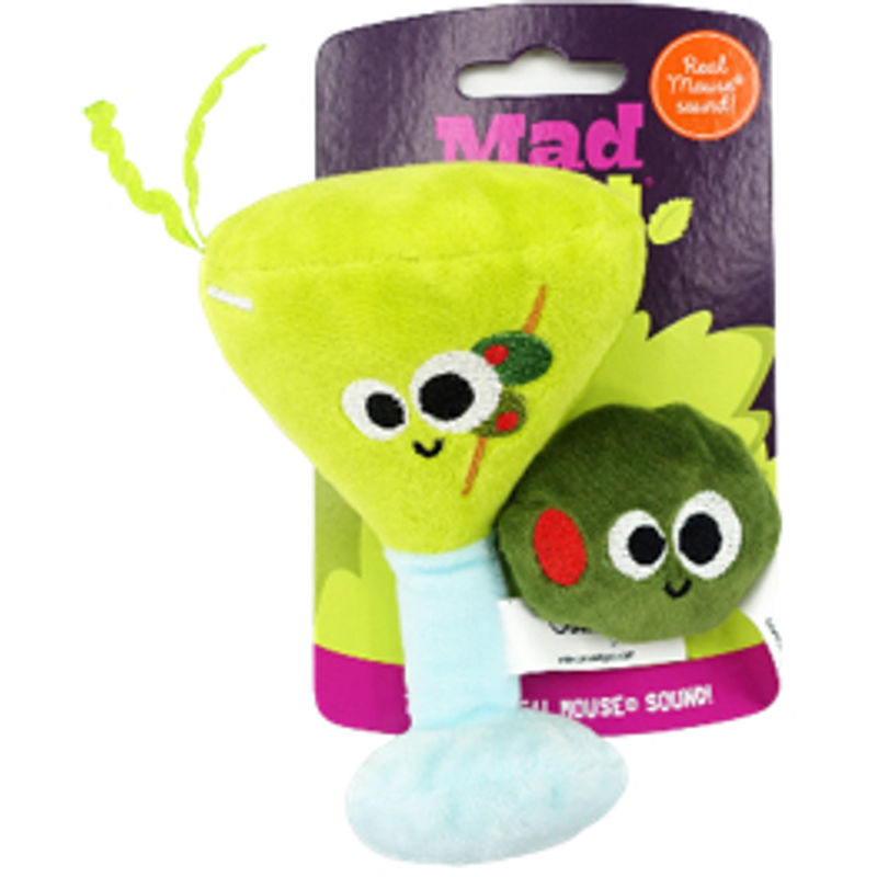 Mad Cat Olive Meowtini 2pk - Cat Toys 