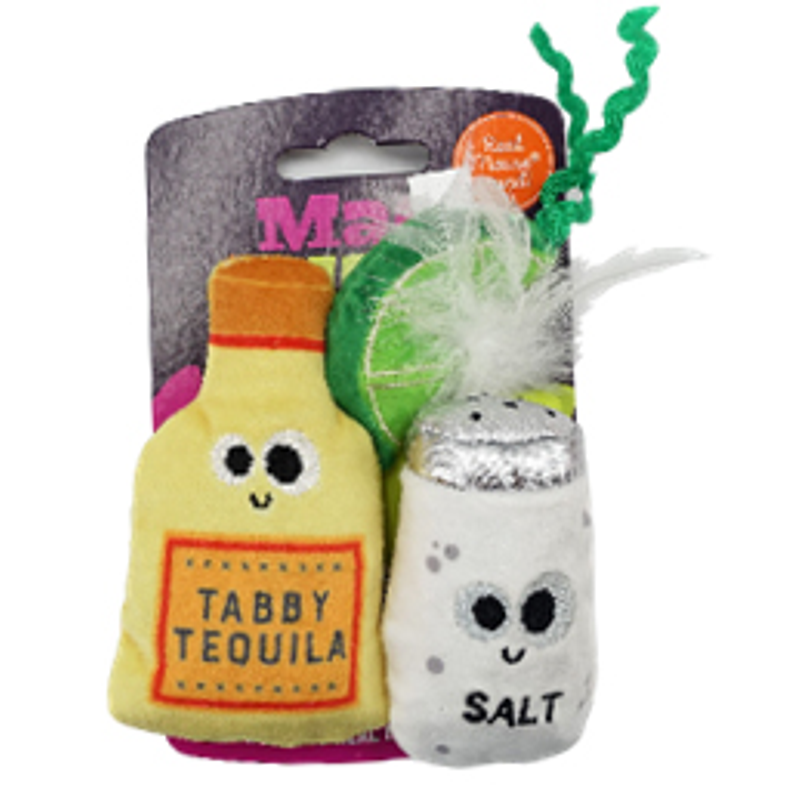 Mad Cat Tabby Tequila 3pk - Cat Toys 