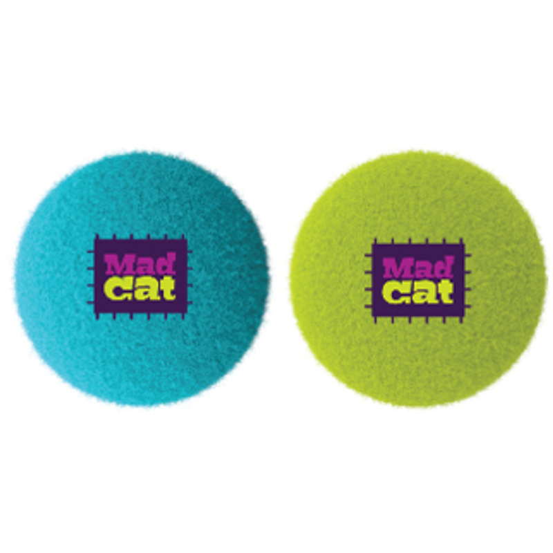 Mad Cat Wacky Wool Balls 2pk - Cat Toys 