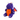 Mighty Microfiber Ball Med Dragon - Dog Toys - Purple