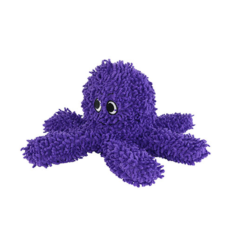 Mighty Microfiber Ball Med Octopus Purple - Dog Toys 