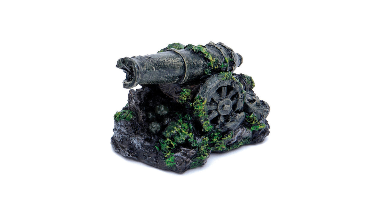Mini Cannon Ornament - Fish Tank Decorations 