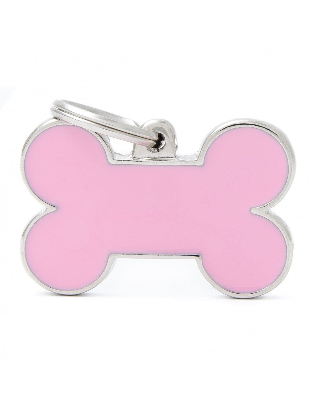 My Family Basic Handmade Bone Pink Tag Small - Pet I.D Tags 