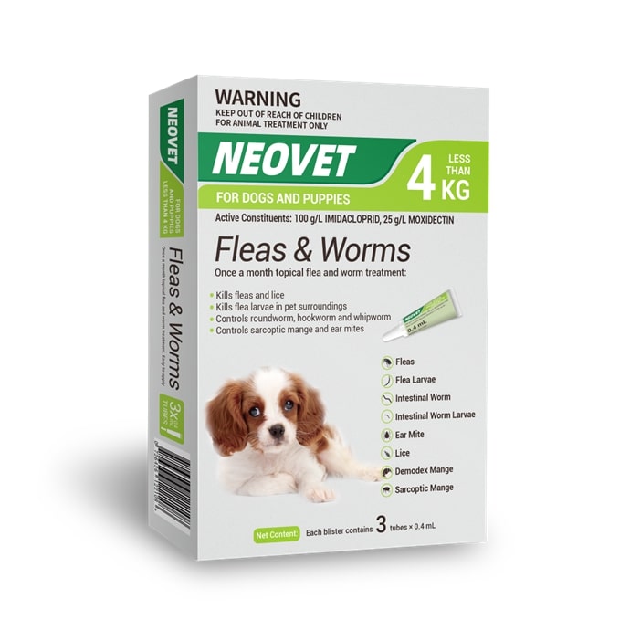 Neovet For Puppies and Small Dogs Under 4kg 3 Pack