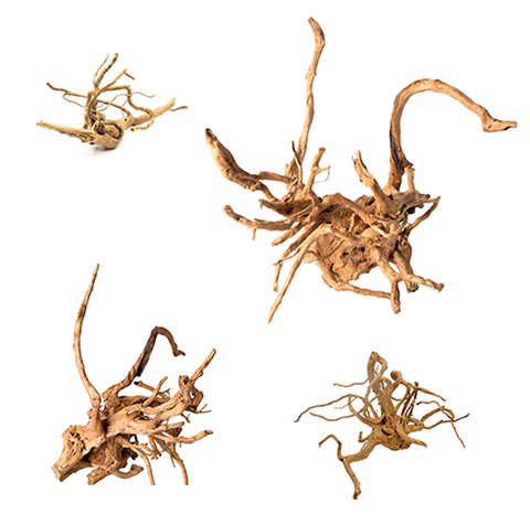 Natural Spiderwood - Fish Tank Decorations - Small: 15-25cm-Medium: 25-35cm-Large: 35-45cm-X-Large: 45-55cm-XX-Large: 55-65cm