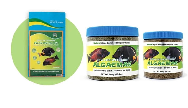 New Life Spectrum AlgaeMax Regular - Fish Tank Food - 150g-300g-2.2kg