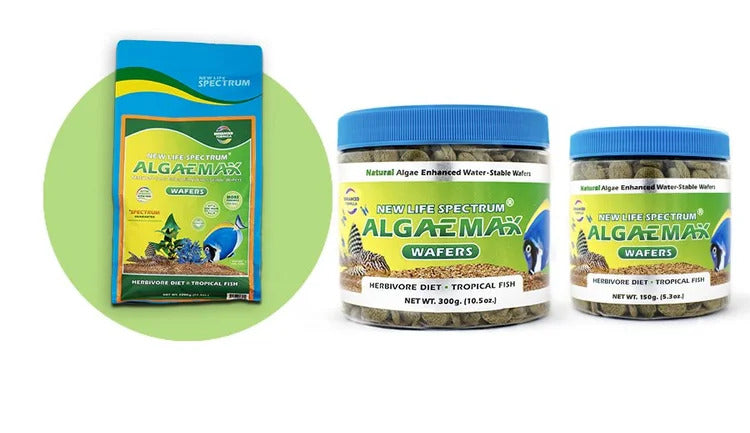 New Life Spectrum AlgaeMax Wafers - Fish Tank Food - 150g-300g-600g-2.2kg