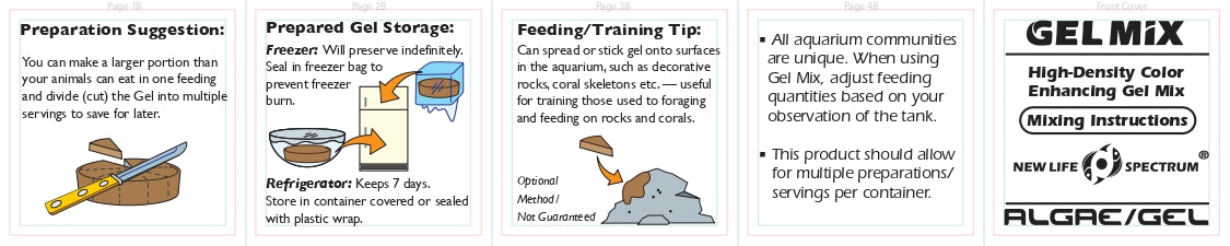 New Life Spectrum Gel Mix 120g - Fish Tank Food - Default Title