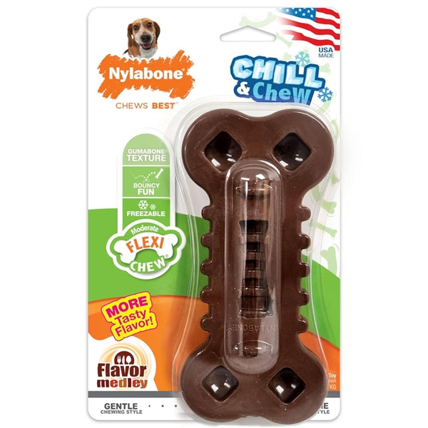 Nylabone Flexi Chill & Chew Flavor Medley - Wolf - Dog Toys 