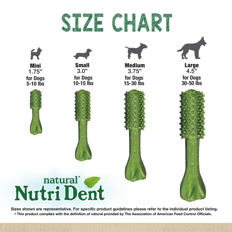 Nylabone Nutri Dent Mini 36 Pack - Dog Treats 