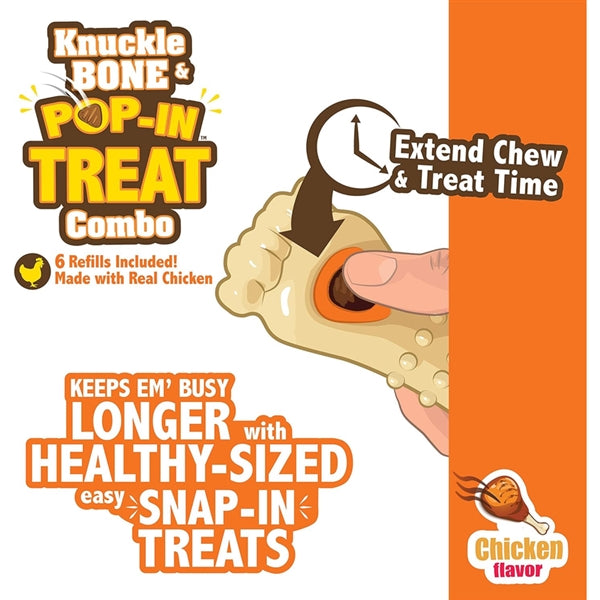 Nylabone Pop-in Treats - Dog Toys 