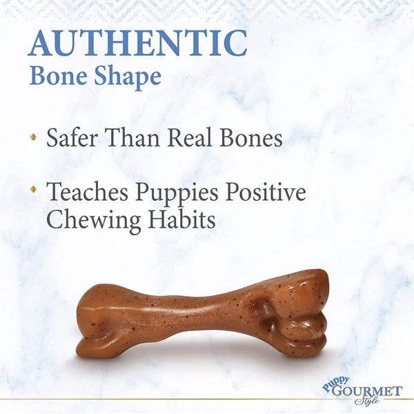 Nylabone Puppy Gourmet Chew Bacon Femur - Regular - Dog Toys 