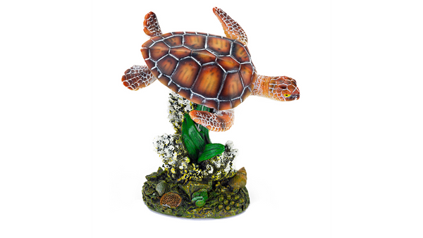Sea Turtle & Coral Ornament