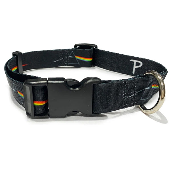 Perri's Pink Floyd Prism Collar - Dog Collars, Leashes & Harnesses 