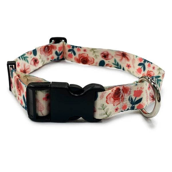 Perri's Spring Floral Collar - Dog Collars, Leashes & Harnesses 