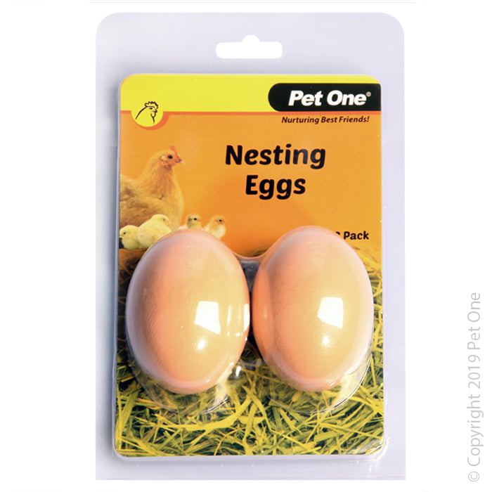 Pet One Nesting Eggs 2 Pack - Bird Breeding 