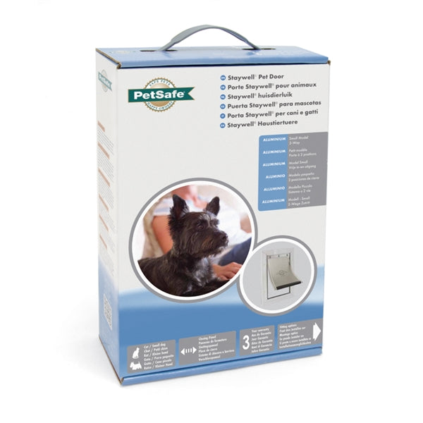 Petsafe Aluminium Pet Door White - Dog Housing & Dog Doors 